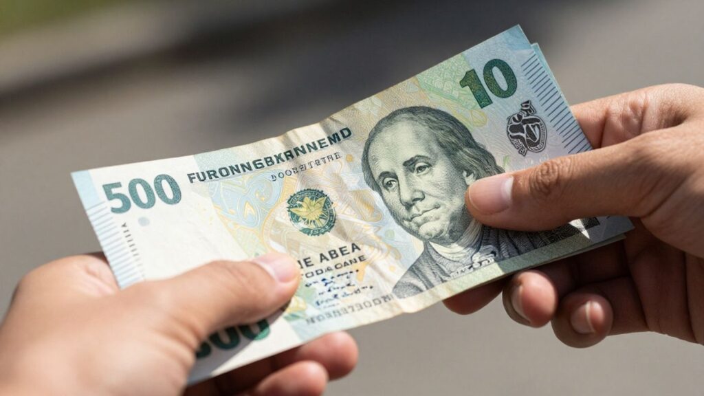 Dinero en efectivo, billetes, ingresos, modelo de negocio